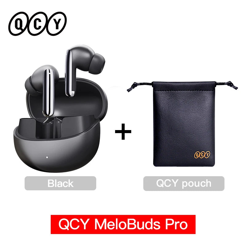 Melobuds Pro Wireless Earphones with Hybrid Active Noise Cancellation, Bluetooth 5.3, Hi-Res LDAC, 6 Microphones, and 34 Hours of Battery Life