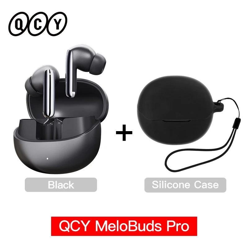 Melobuds Pro Wireless Earphones with Hybrid Active Noise Cancellation, Bluetooth 5.3, Hi-Res LDAC, 6 Microphones, and 34 Hours of Battery Life