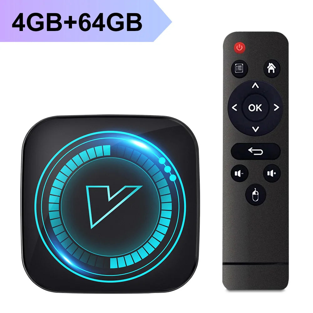 H618 Smart TV Box - Android 12, Allwinner Quad-Core Cortex A53, Supports 8K Video, WiFi, Google Voice, Media Player, Set-Top Box