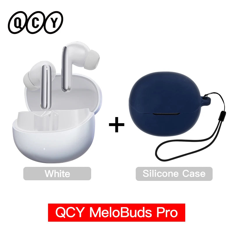 Melobuds Pro Wireless Earphones with Hybrid Active Noise Cancellation, Bluetooth 5.3, Hi-Res LDAC, 6 Microphones, and 34 Hours of Battery Life