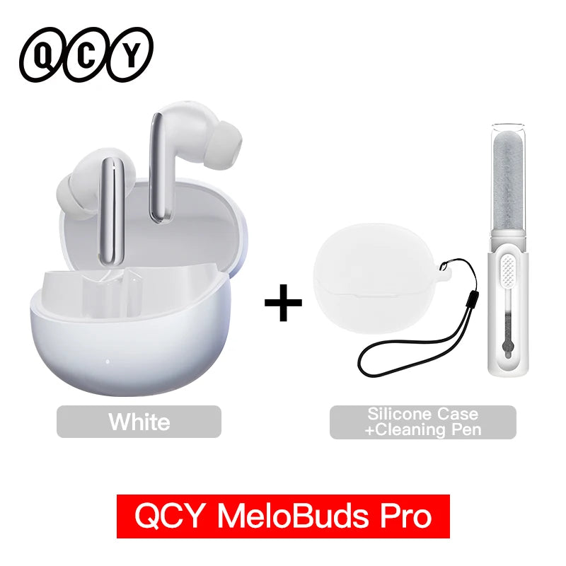 Melobuds Pro Wireless Earphones with Hybrid Active Noise Cancellation, Bluetooth 5.3, Hi-Res LDAC, 6 Microphones, and 34 Hours of Battery Life
