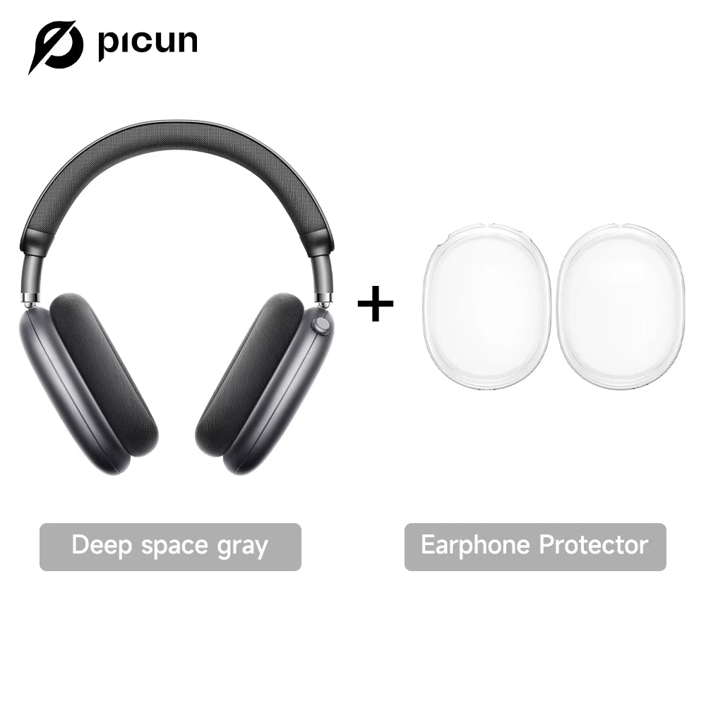 F8 Pro Active Noise Cancelling Wireless Headphones with Head Tracking 3D Spatial Audio, -52dB ANC, Hi-Fi Bluetooth, ENC HD Microphone, and Low Latency App