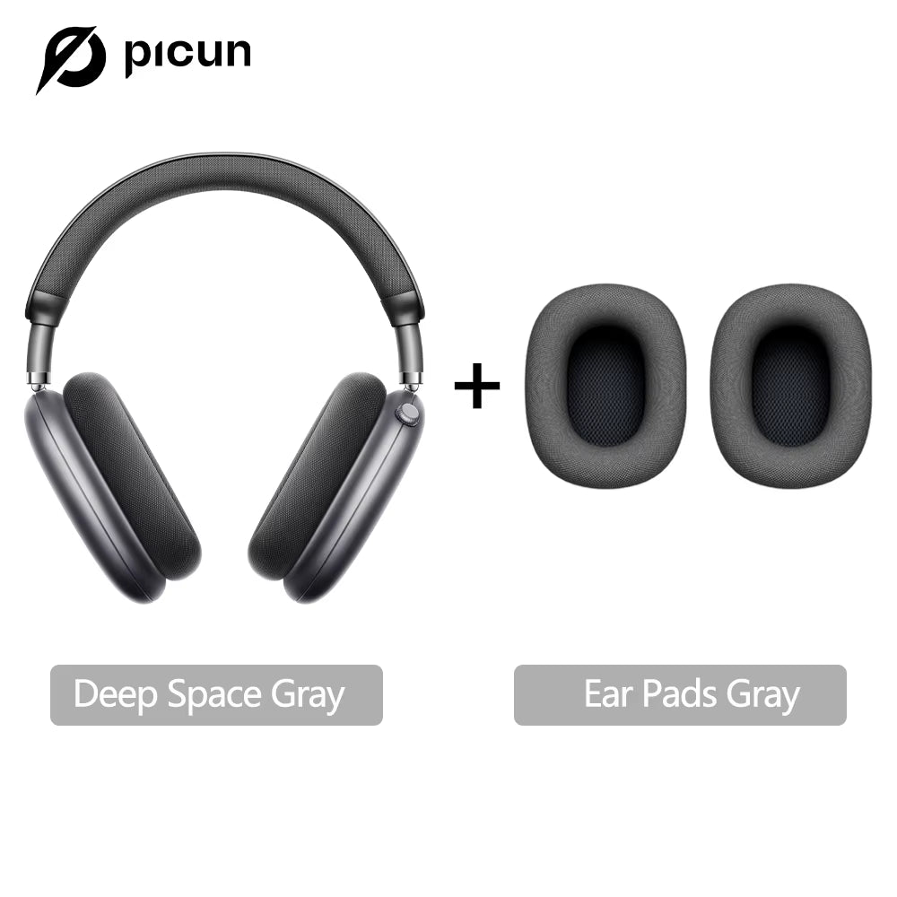 F8 Pro Active Noise Cancelling Wireless Headphones with Head Tracking 3D Spatial Audio, -52dB ANC, Hi-Fi Bluetooth, ENC HD Microphone, and Low Latency App