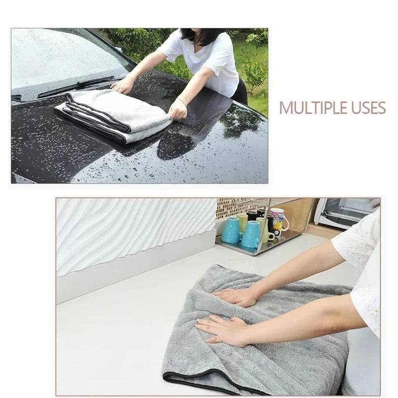 Premium Super Absorbent Microfiber Towel for Car Wash and Cleaning