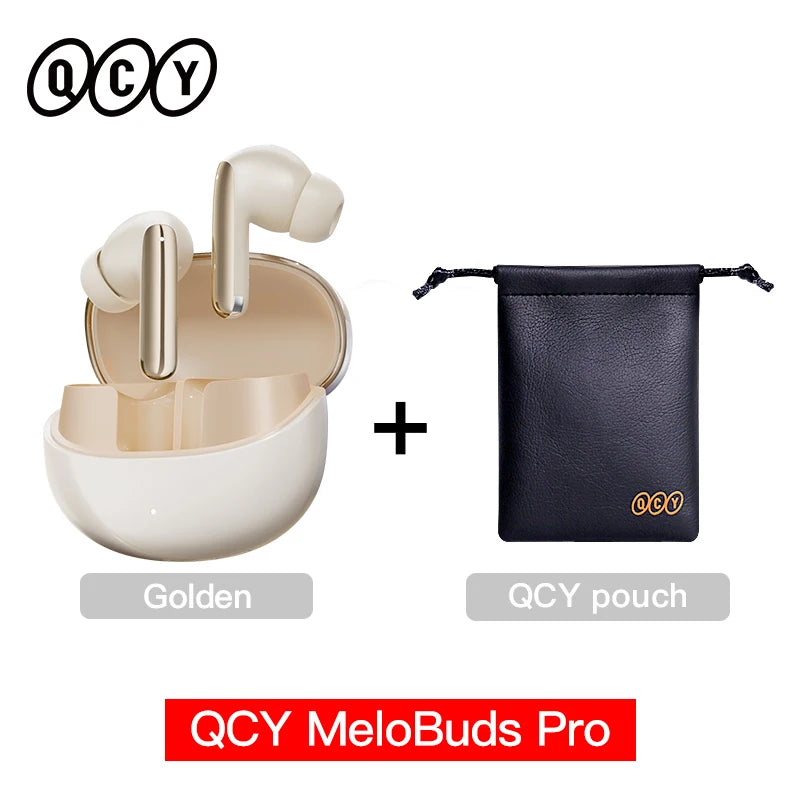 Melobuds Pro Wireless Earphones with Hybrid Active Noise Cancellation, Bluetooth 5.3, Hi-Res LDAC, 6 Microphones, and 34 Hours of Battery Life