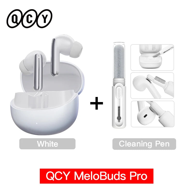 Melobuds Pro Wireless Earphones with Hybrid Active Noise Cancellation, Bluetooth 5.3, Hi-Res LDAC, 6 Microphones, and 34 Hours of Battery Life