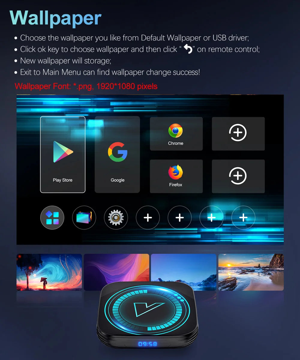 H618 Smart TV Box - Android 12, Allwinner Quad-Core Cortex A53, Supports 8K Video, WiFi, Google Voice, Media Player, Set-Top Box