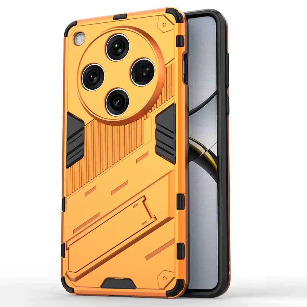 Oppo Find X8 Pro 5G Shockproof Case with Kickstand - Black PC+TPU Cover