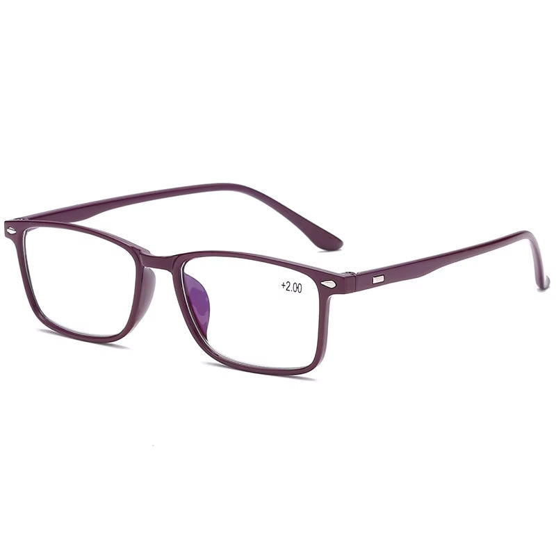 Classic Anti-Blue Light Reading Glasses for Men and Women - Vintage Style for Hyperopia, Available in Multiple Magnifications (1.0 to 4.0)