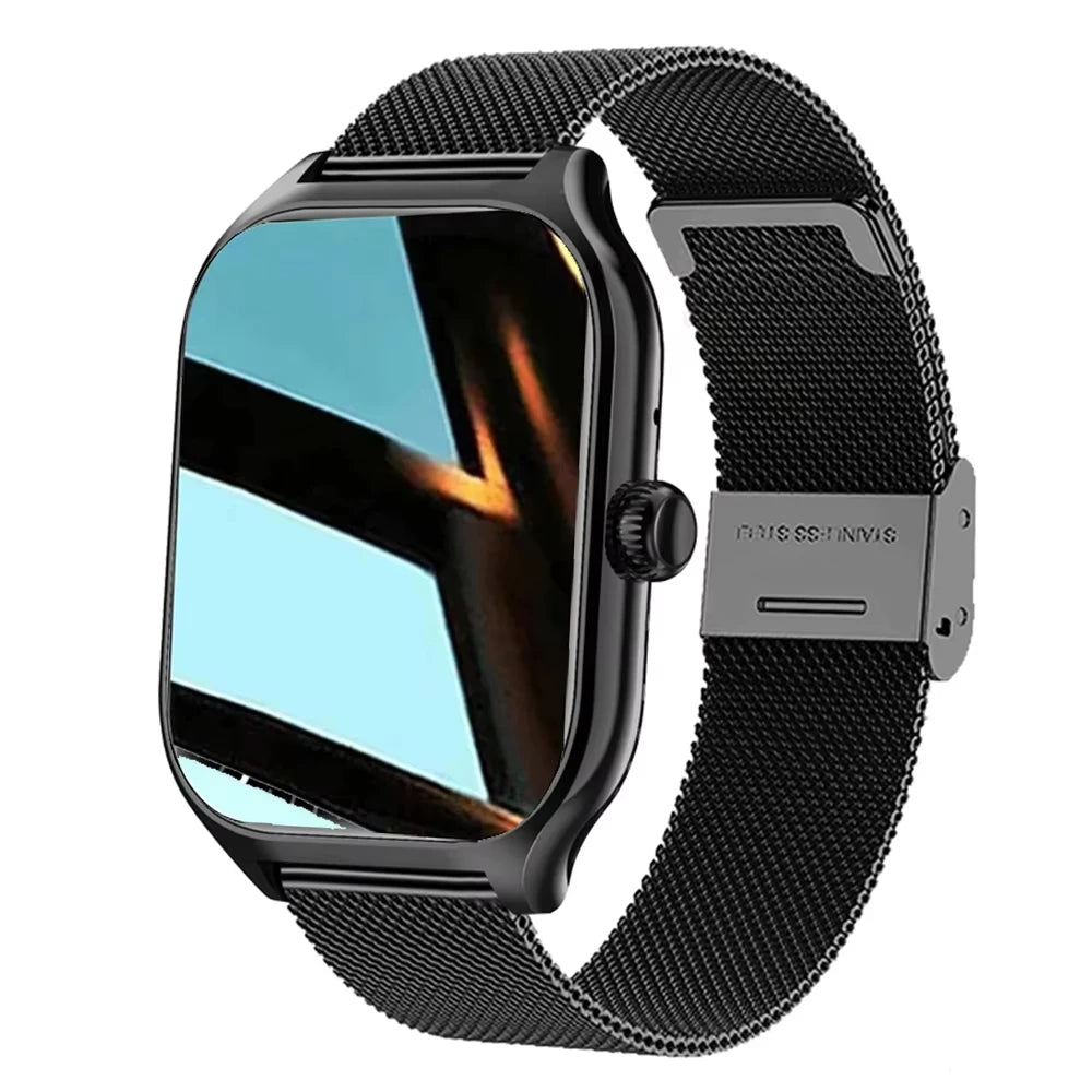 H9 Pro MAX Smart Watch with 2.01-Inch HD Display, Bluetooth Calling, Message Alerts, and Sports Mode for Men and Women