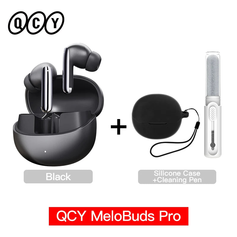 Melobuds Pro Wireless Earphones with Hybrid Active Noise Cancellation, Bluetooth 5.3, Hi-Res LDAC, 6 Microphones, and 34 Hours of Battery Life