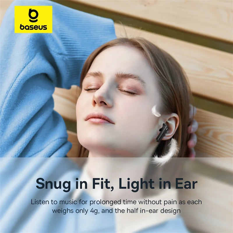 Bowie E16 Wireless Earphones - Bluetooth 5.3 TWS, IPX4 Waterproof, 30 Hours Playtime, 13mm Driver, Hi-Fi Sound Quality