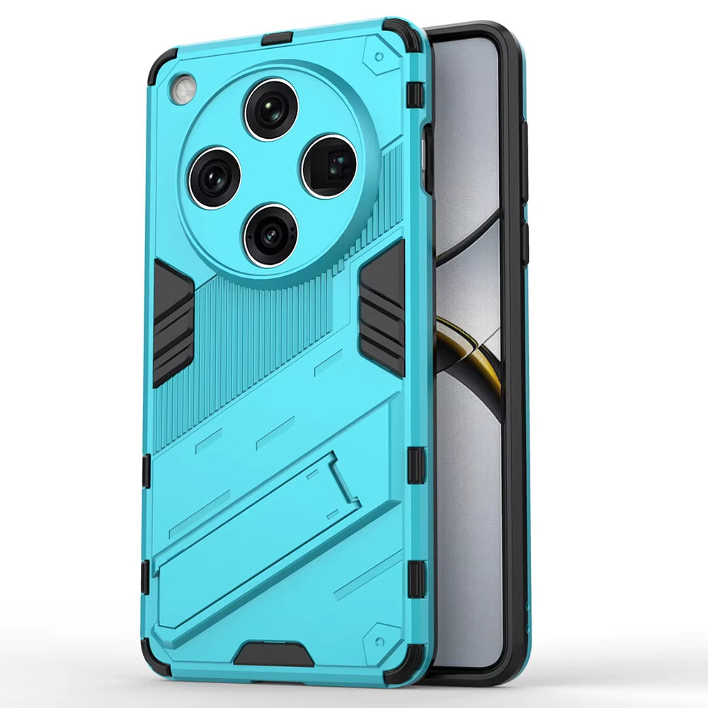 Oppo Find X8 Pro 5G Shockproof Case with Kickstand - Black PC+TPU Cover
