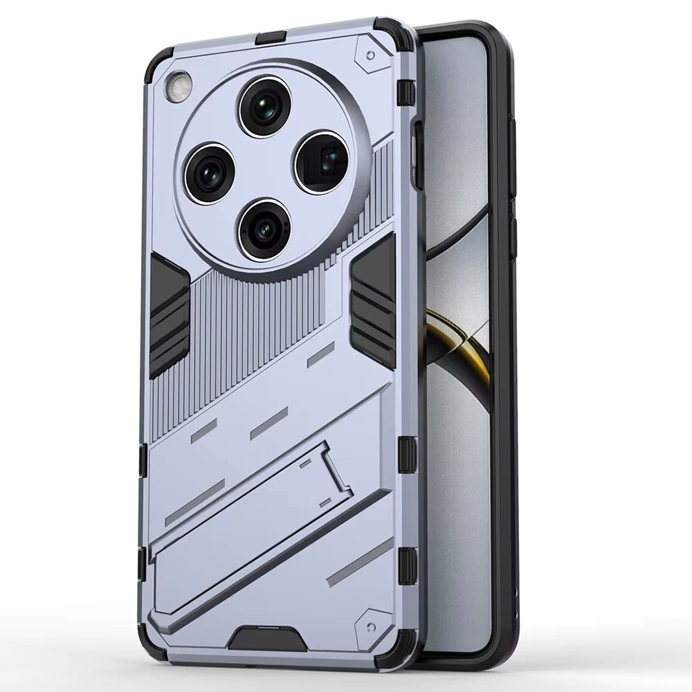 Oppo Find X8 Pro 5G Shockproof Case with Kickstand - Black PC+TPU Cover