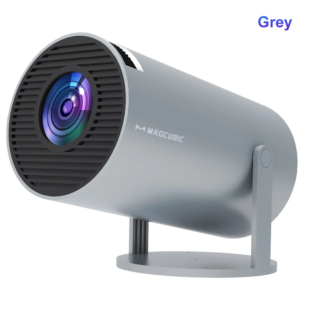 4K WiFi 6 Projector with Android 11, 260 ANSI Lumens, Dual WiFi, Allwinner H713, Bluetooth 5.0, 1280x720P, Portable Home Cinema - HY300 Pro+
