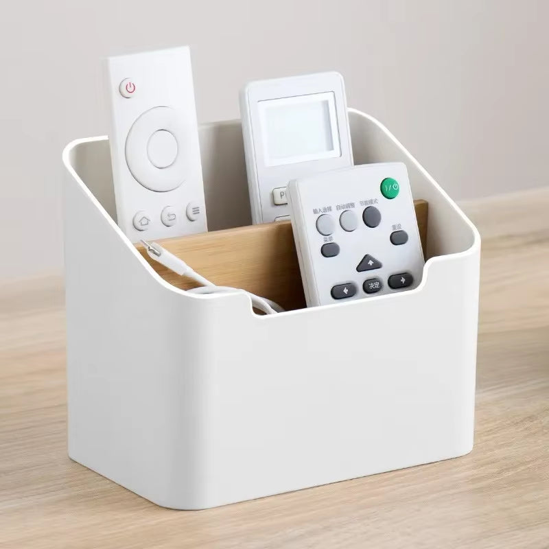 Multi-Functional Storage Box for TV and Air Conditioner Remotes, Tissue Organizer, and Cosmetic Storage Solutions