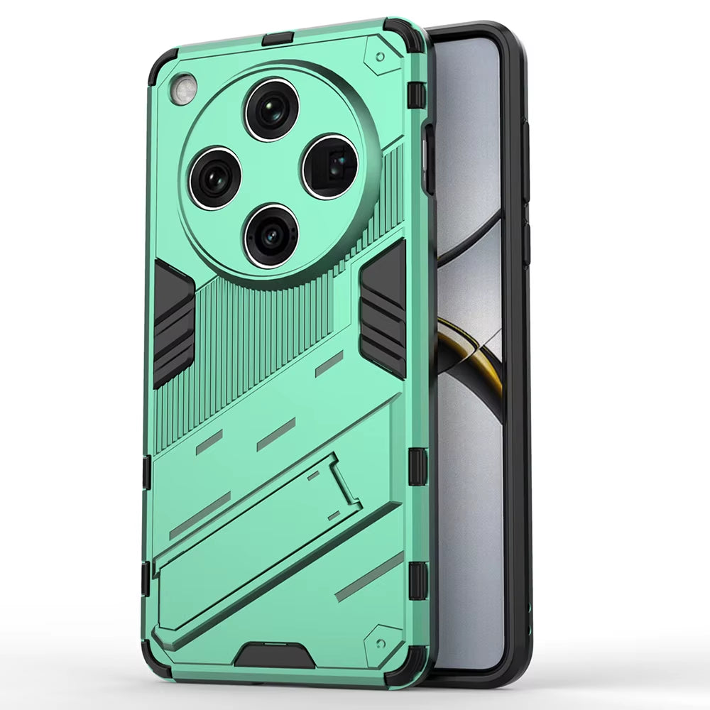 Oppo Find X8 Pro 5G Shockproof Case with Kickstand - Black PC+TPU Cover