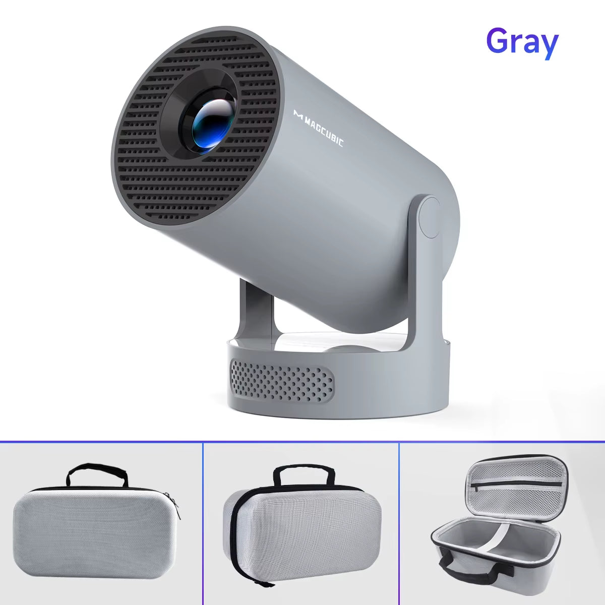 4K WiFi 6 Projector with Android 11, 260 ANSI Lumens, Dual WiFi, Allwinner H713, Bluetooth 5.0, 1280x720P, Portable Home Cinema - HY300 Pro+