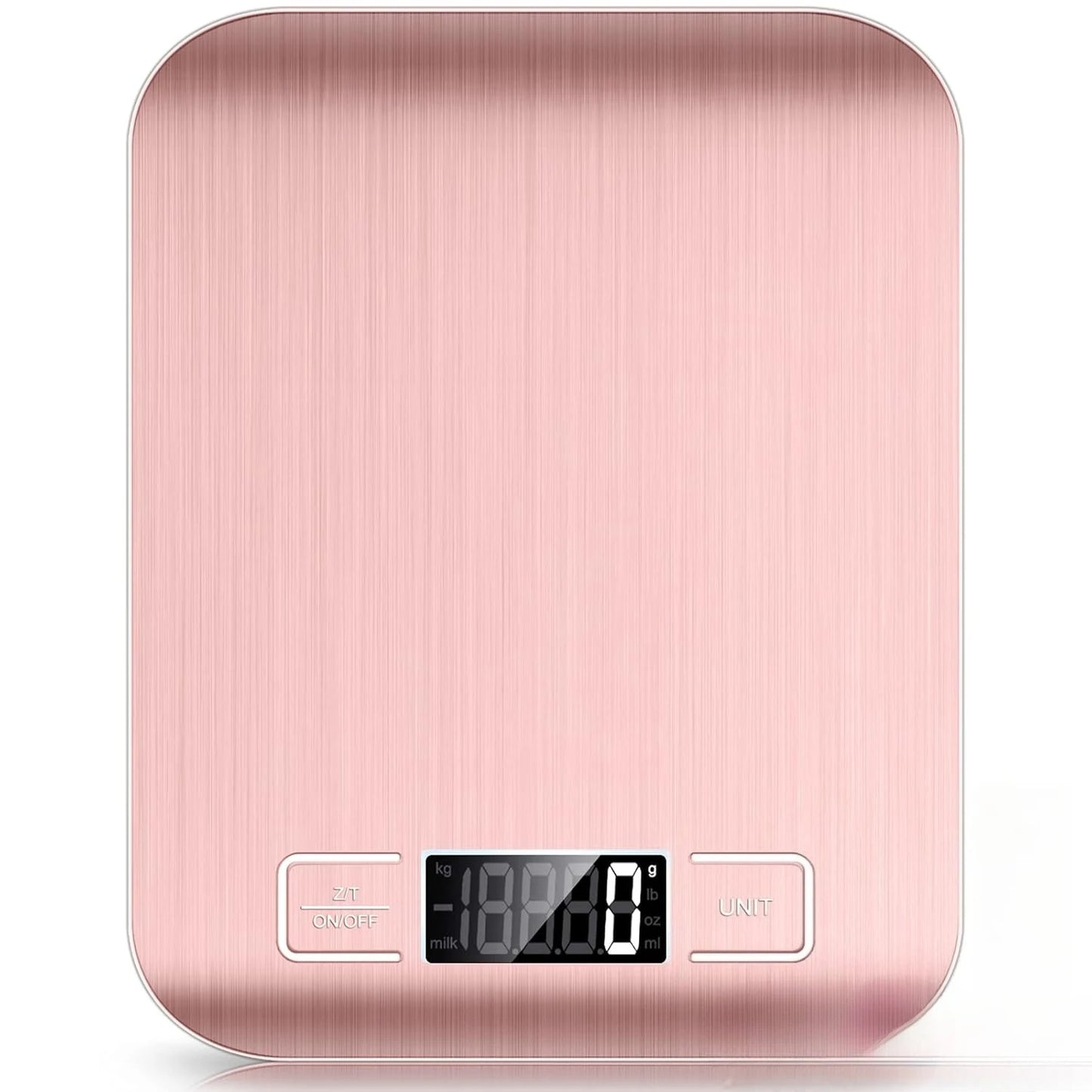 10Kg Digital Kitchen Scale with Tare Function and Stainless Steel LCD Display for Precision Coffee Brewing