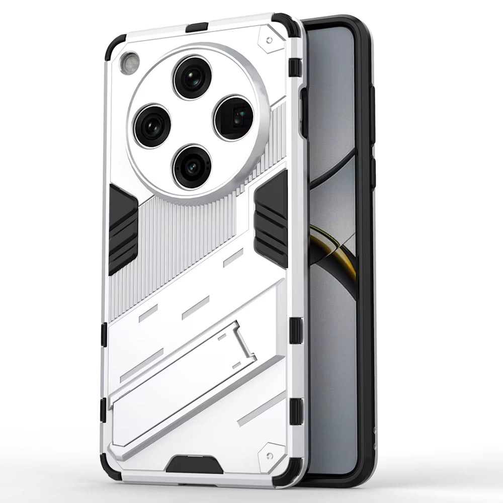 Oppo Find X8 Pro 5G Shockproof Case with Kickstand - Black PC+TPU Cover