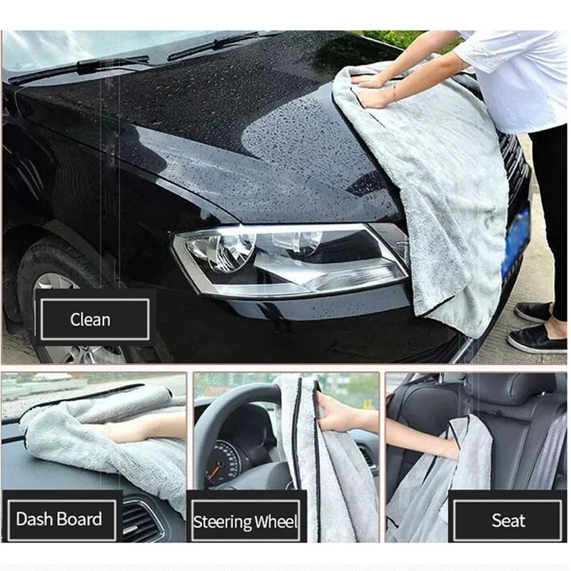 Premium Super Absorbent Microfiber Towel for Car Wash and Cleaning