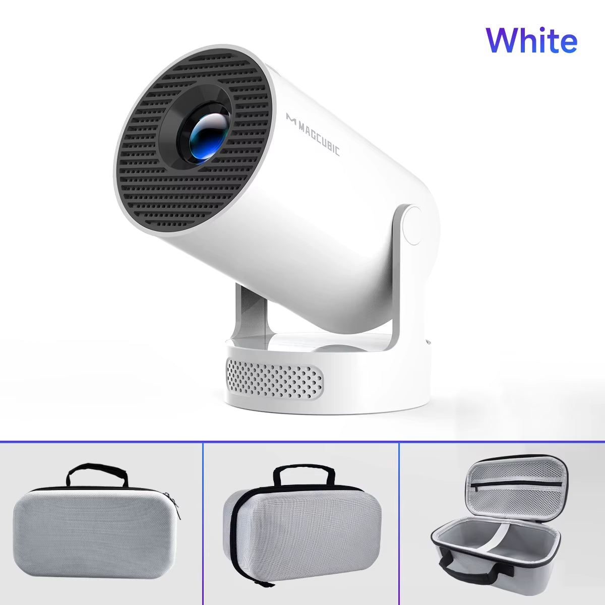 4K WiFi 6 Projector with Android 11, 260 ANSI Lumens, Dual WiFi, Allwinner H713, Bluetooth 5.0, 1280x720P, Portable Home Cinema - HY300 Pro+